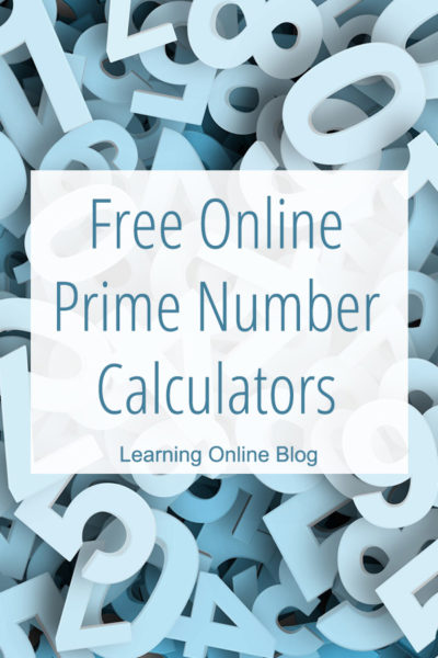 Free Online Prime Number Calculators