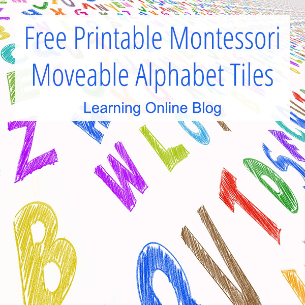DIY Montessori Movable Alphabet (Free Printables) - Natural Beach Living