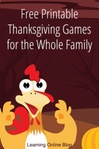 Turkey - Free Printable Thanksgiving Games for the Whole Family