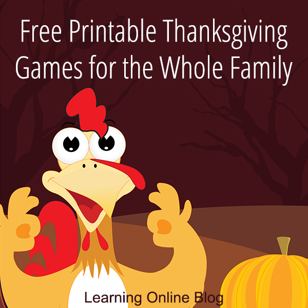 Printable Thanksgiving Games – LittleHaloJ